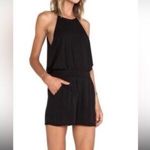 Black Halo Naomi Romper Playsuit Short Jumpsuit size Xsmall